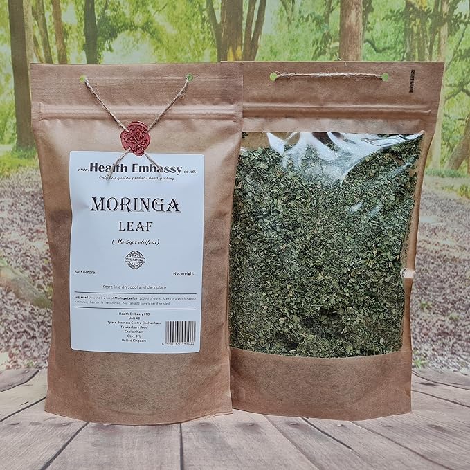Health Embassy Moringa Leaf | Moringa Oleifera | Loose Herbal Tea (50g)