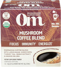 Om Mushroom Superfood Coffee Blend Mushroom Powder Single Serve Organic Arabica Beans 2.08 Oz