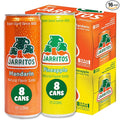 Jarritos Variety Pack of 16-12 oz Cans Authentic Mexican Soft Drink 8 Cans of Refreshing Mandarin Flavor and 8 Cans of Refreshing Pineapple Flavor