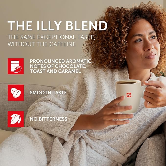 Illy Coffee K-Cups - Compatible Pods for Keurig Coffee Maker - Intenso Dark Roast - Bold &amp Full of Flavor Notes of Cocoa &amp Dried Fruit - 10 Count (Pack of 6)