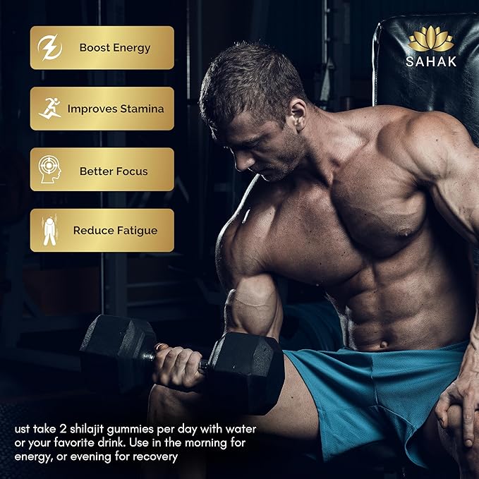 SAHAK Shilajit Gummies Himalayan Strength &amp Energy Support for Men &amp Women with KSM-66 Ashwagandha Manuka Honey MGO &amp 85+ Minerals – Lab Tested Sugar-Free Vitality &amp Focus Formula