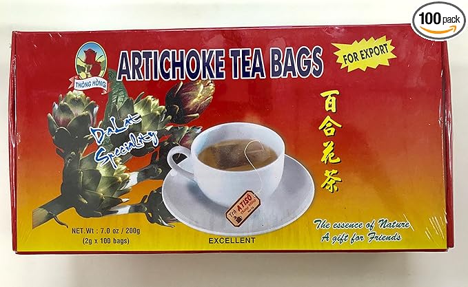 Vietnamese Excellent Artichoke Tea Bags - Tra Atiso - DaLat Speciality - 2g x 100bags - Net wt. 7.0oz