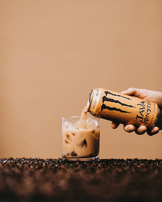 Monster Energy Java Monster Salted Caramel Coffee + Energy Drink 15 Fl Oz | Pack of 12
