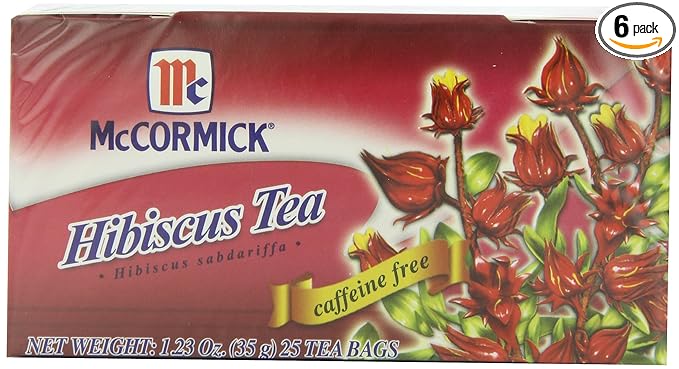 McCormick Jamaica Hibiscus 25-Count (Pack of 6)
