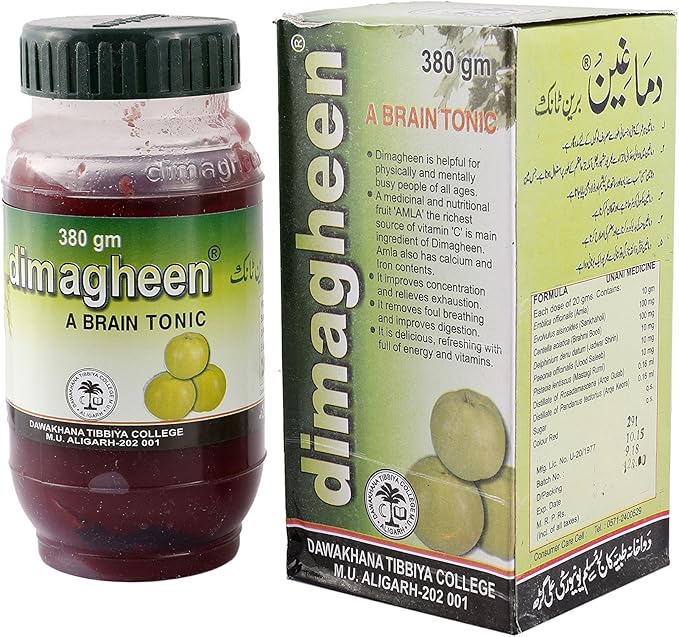 DTC Dawakhana Tibbiya Collage Dimagheen Brain Tonic No Side Effect 100% Herbal (Pack of 1) New Pack