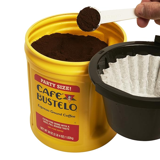 Café Bustelo Espresso Dark Roast Ground Coffee 36 Ounce (Pack of 3)