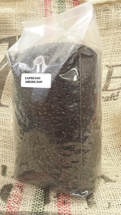Espresso Whole Bean 5 Pounds Bag (Espresso Americano 5 Lbs Whole Bean)