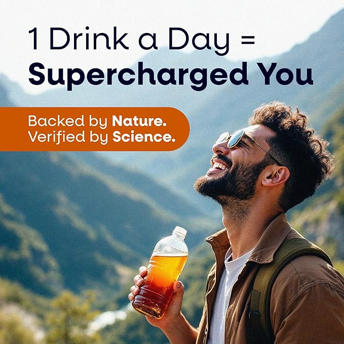 Mushroom Liquid Concentrate 14 Single Serving Packets Chaga Extract Easy Mix Liquid Form 175 mg per Packet