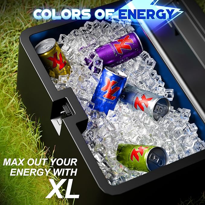 XL Energy Drink 24 Pack Classic Flavor - 80mg Caffeine &amp1000mg Taurine Energy Drinks with B Vitamins – Refreshing Energy Beverage for Energy Boost Focus Performance &amp Endurance – 24 Pack Ene