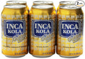 Inca Kola Golden Carbonated Beverage Soda - la kola dorada - 12 oz cans - 6pk Set of 2