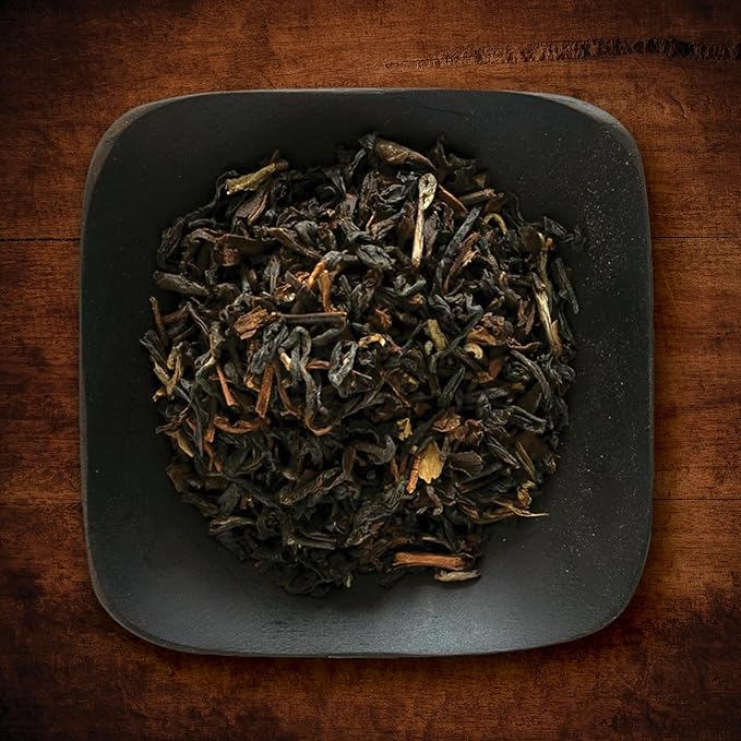 Frontier Co-op Organic Darjeeling Black Tea 1-pound Bulk Bag Highest Grade Orange Pekoe Leaves Kosher Fair Trade