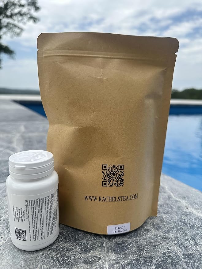 Rachel's Tea: Turmeric Wild Yam Ginger Marshmallow Chamomile Peppermint Fennel Slippery Elm: 30 bags 60 cups: Rachel's Pro 100 Probiotic 100 Billion/10 probiotic strains Acid Resistant