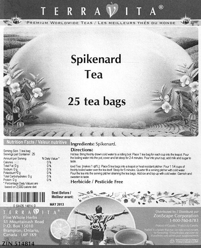 Spikenard Tea (25 tea bags ZIN: 514814)
