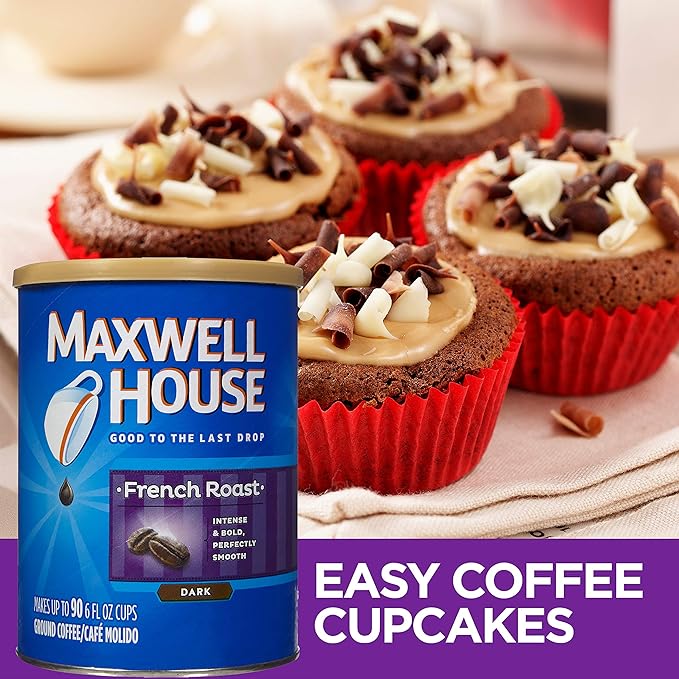 Maxwell House French Roast Ground Coffee (11oz Jars Pack of 3)