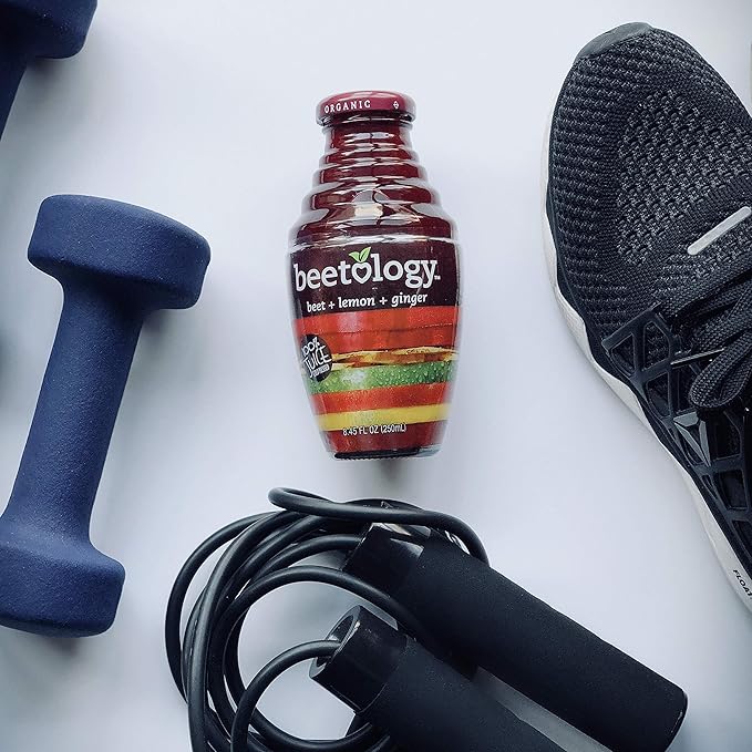 Beetology Organic Beet Juice 8.45oz Variety Pack 2 bottles each of: Beet + Veggie Beet + Lemon Ginger Beet + Cherry (6 Pack) Wonder Beet Juices | Organic Vegan Gluten Free Kosher and Awesome!