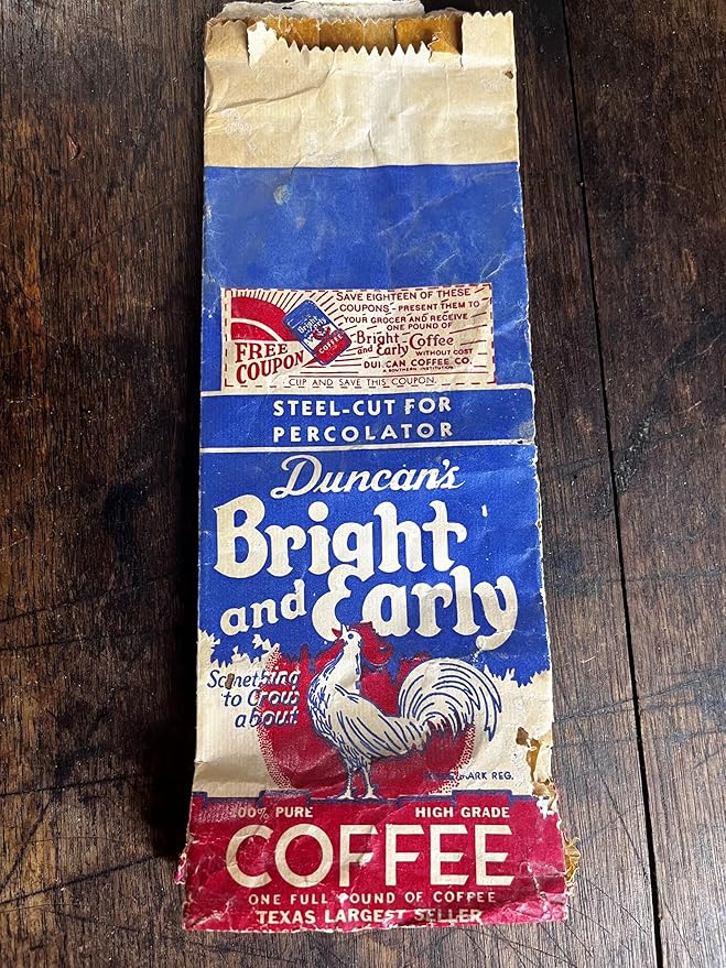 Ground Texas Native Pecan Coffee Medium Roast (2.5 lb.) Bright and Early coffee