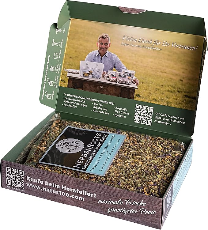 Herbal Tea for Healthy Lungs - “Free Breath” • Cough Tea • Beneficial • Releasing Mucus • Relieving coughing • Relieving Cough • herb Tea Collection • bronchial Tea