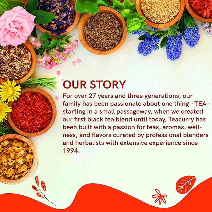 TEACURRY Ovo Boost Tea (1 Month Pack | 30 Tea Bags)- For Ovulation and Better Egg Days(Made In India)