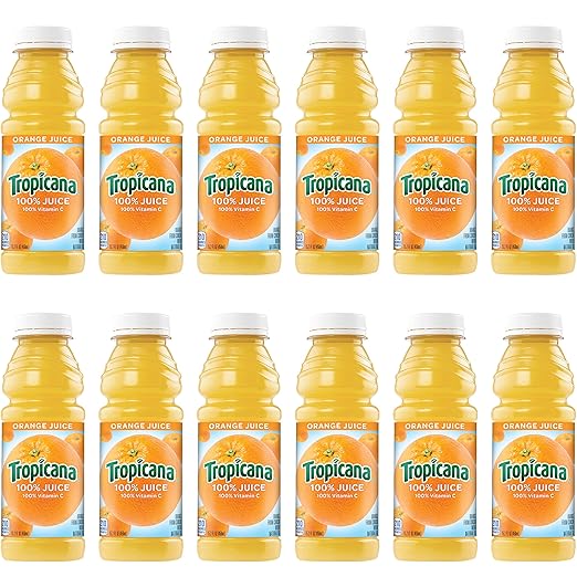 Tropicana Orange Juice 15.2 Ounce 12 Bottles