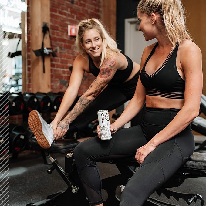 FITAID RX Zero Creatine Monohydrate 5 Calories Keto-Friendly Post-Workout Recovery Drink BCAAs L-Glutamine Turmeric Electrolytes B-Complex 12 Fl Oz (Pack of 24)