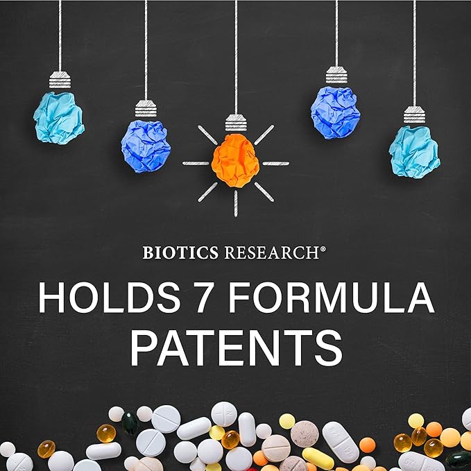 BIOTICS RESEARCH De-Stress Patented Nutrient Designed to Support Calmness Healthy Sleep Habits All-Natural Supports Mental Wellness &amp Calm. 30 Capsules