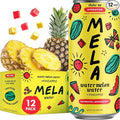 Mela Watermelon Water - Watermelon Juice 100 Percent Natural Fruit Juice with Vitamin C Electrolytes Antioxidants - Coconut Water Alternative Gluten-Free (Pineapple 16.9 fl oz 12-pack)