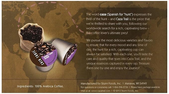 Caza Trail Coffee Donut Shop Blend 56 Single Serve Cups