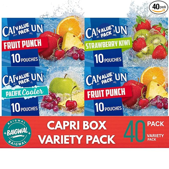 Spring Kids Juice Box Variety Pack 6 Fl Oz Boxes 40 Count