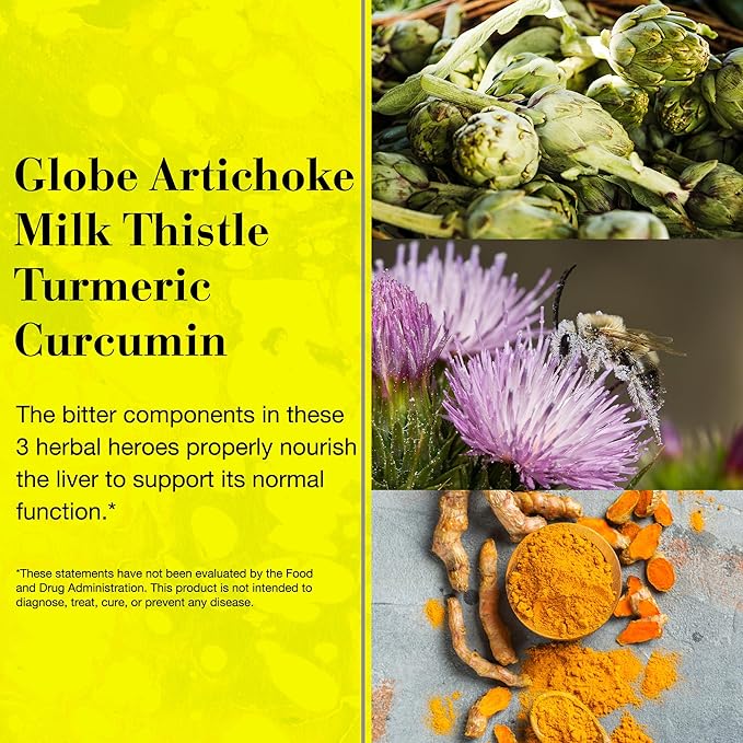 NEW NORDIC Active Liver 30-Day Supply Daily Liver Supplement Milk Thistle Artichoke &amp Turmeric 30 Tablets (Pack of 1)