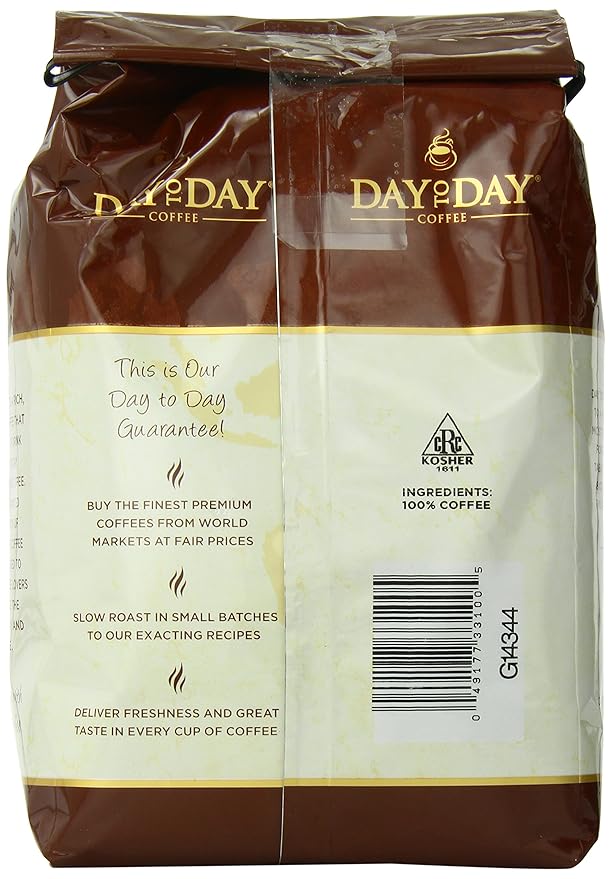 Day To Day Ground Coffee Medium Roast House Blend 33 Ounce Bag (Pack of 2)