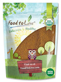Food to Live Organic Freeze-Dried Acerola Cherry Powder 1 Pound – Non-GMO 100% Pure Kosher Raw Non-Irradiated No Additives Vegan Superfood Bulk Great for Juice Drinks and Smoothies Rich in