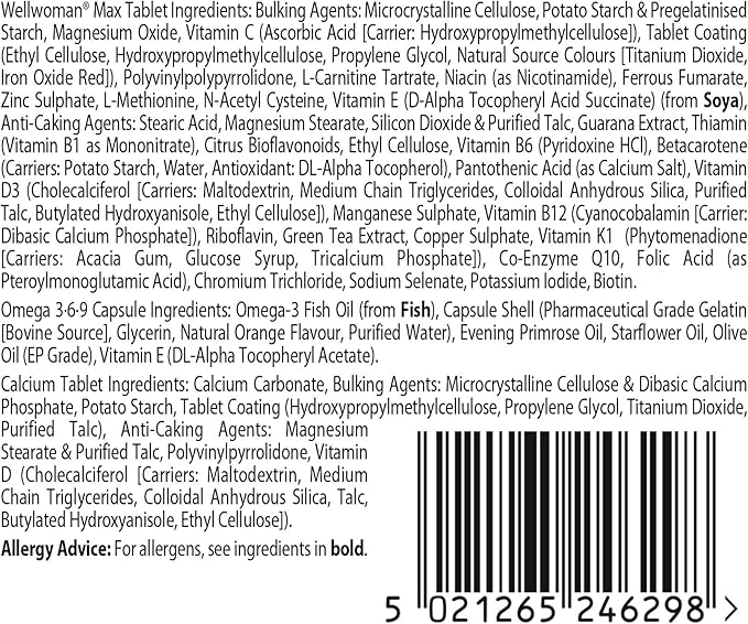 Wellwoman Max Capsules - Pack of 84