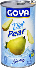 Goya Foods Diet Pear Nectar 42 Fl Oz (Pack of 12)