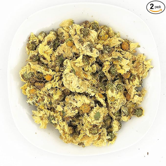 Greenlike DOUBLE DEER BRAND DRIED CHRYSANTHEMUM Flower 14.5 OZ 甲级杭州白菊花 菊花茶