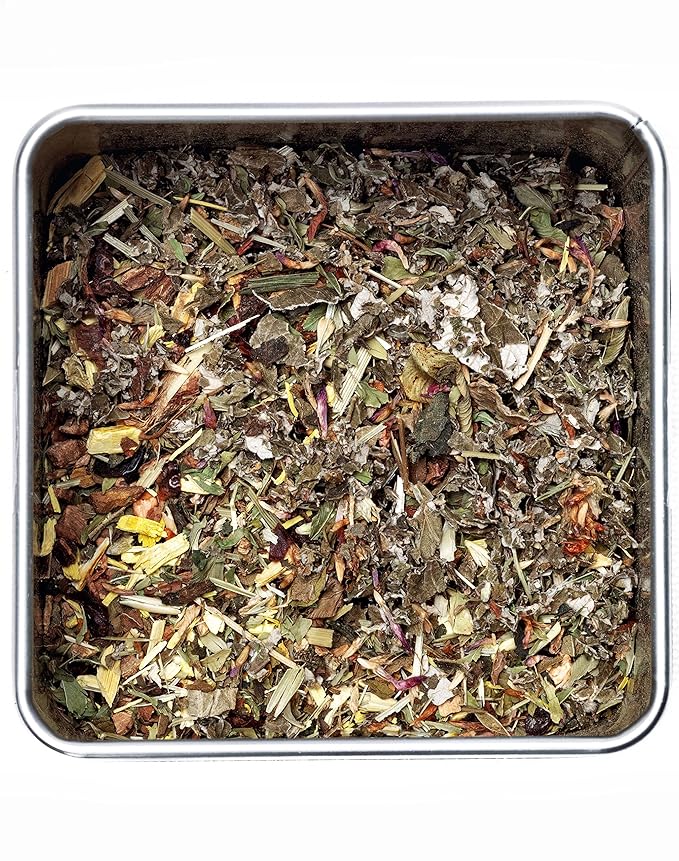 Spring Herbal Tea Blend: Loose-Leaf Organic &amp Wildcrafted Healing and Medicinal 4 oz. Tin.