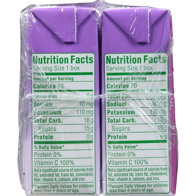 Juicy Juice Grape 4.23 Ounce Boxes 8 Count (Pack of 5)
