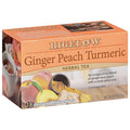 Bigelow Tea Ginger Peach Turmeric Herbal Tea Caffeine Free Tea with Ginger and Peach 18 Count Box (Pack of 6) 108 Total Tea Bags