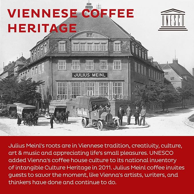 Julius Meinl: Caffè Crema Selezione Medium Roasted Coffee Beans Premium Collection 1kg / 35oz Imported from Vienna