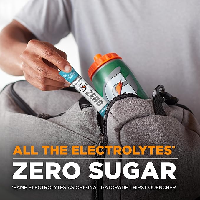 Gatorade G Zero Powder Fruit Punch Variety Pack 0.10oz Individual Packets - 10 Count (Pack of 10)