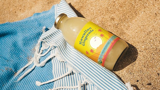 Pacific96 Organic Hawaiian Gingerade 16oz (4 Pack)