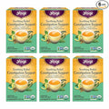 Yogi Tea Soothing Relief Constipation Support - Tea with Organic Senna Leaf - Gently Aids Constipation Overnight - Laxative Tea Blended With Peppermint &amp Sage - 16 Tea Bags Per Pack (6 Packs)
