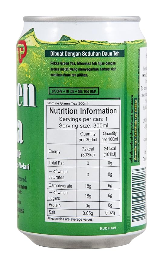 Pokka Jasmine Green Tea 300 ml (Pack of 7)