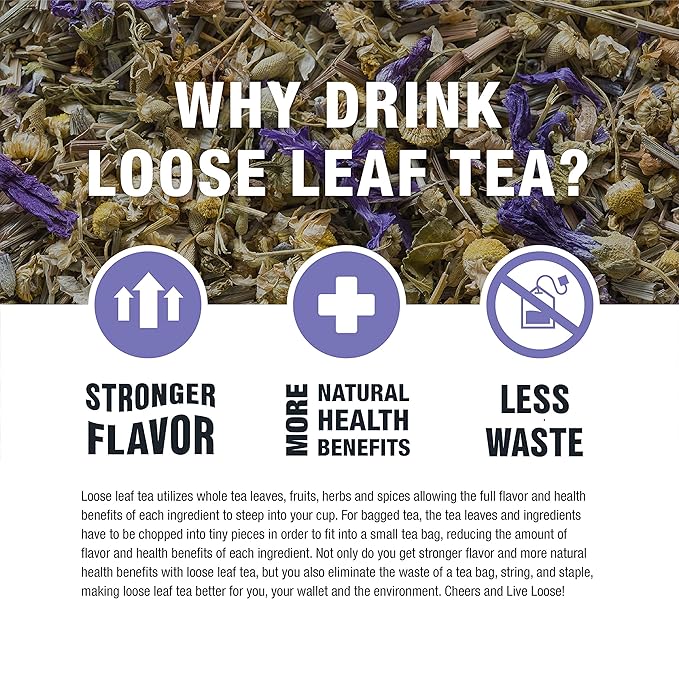 Tiesta Tea - Ginger Sweet Peach Loose Leaf Spicy Peach Herbal Tea Non-Caffeinated Hot &amp Iced Tea 2.2 oz Pouch - 25 Cups Natural Flavored Stress Relief Herbal Tea Loose Leaf Blend (Pack of 3