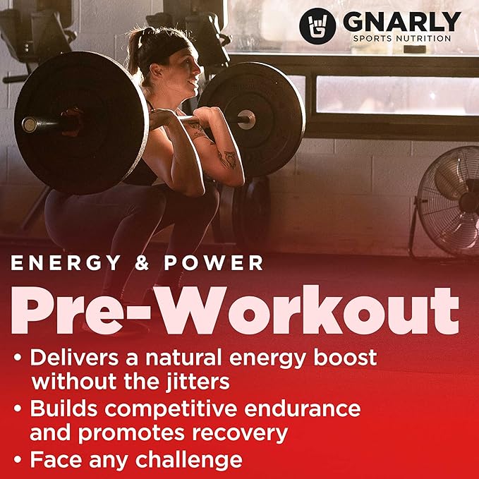 Gnarly Collagen Pro Unflavored (15.87oz) and Gnarly Preworkout Strawberry Lemonade Caffeine Free (14.82oz)