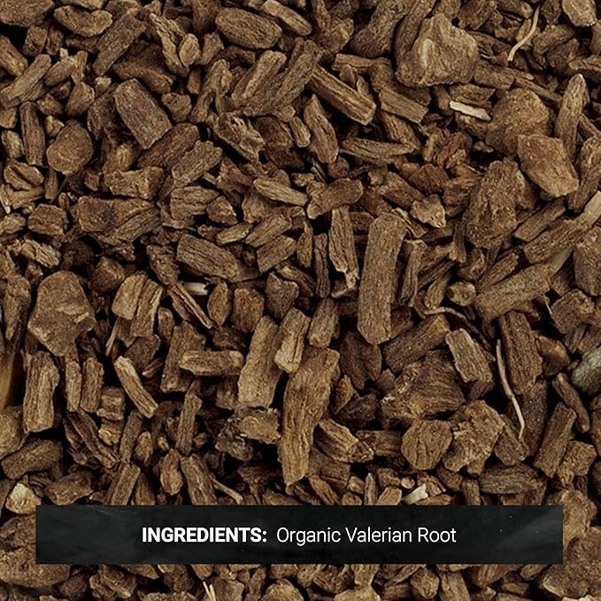 Frontier Organic Valerian Root 1-Pound Certified Organic Kosher Cut &amp Sifted Bedtime Formulas and Sleep Pillows Kosher
