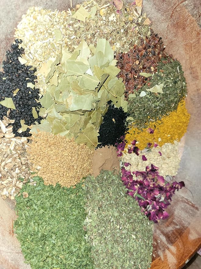 Balance-Organic Herbal Tea Blend with Rose Petals Turmeric burdock root 15 plus items Loose Leaf