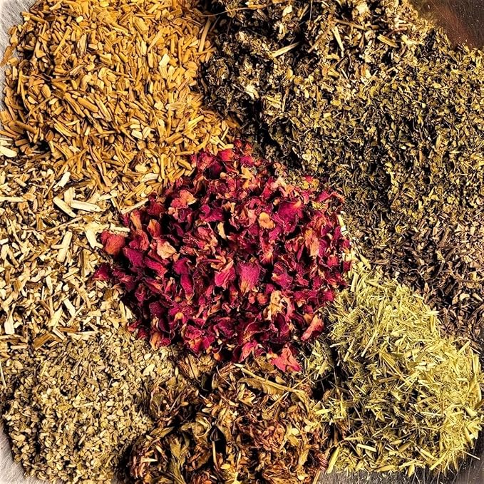 MENOPAUSE TEA – Natural Support for Hot Flashes – Formulated by Master Herbalist Khabir – Organic Loose-Leaf Herbal Blend – Caffeine-Free Non-GMO No Additives