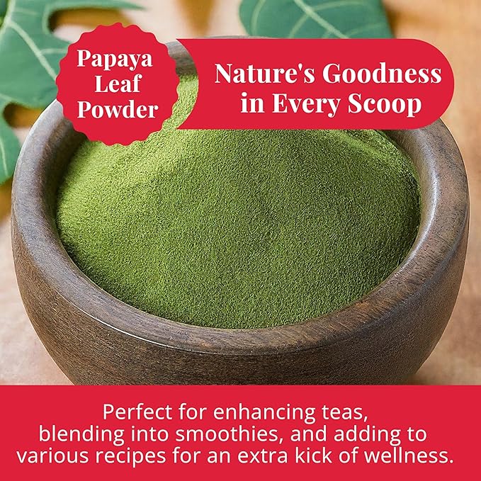 13oz Papaya Leaves Dried Leaf Tea Hojas De Papaya Secas Natural Dried Leaves Tea Caffeine-Free Non GMO. Perfect For Leaf Extract. by Akshit