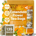 FreshDrinkUS Premium 135 Calendula Tea Bags 100% Natural and Pure Calendula Flowers Eco-conscious Tea Bags. Herbal Tea. No Sugar No Caffeine No Gluten Vegan.