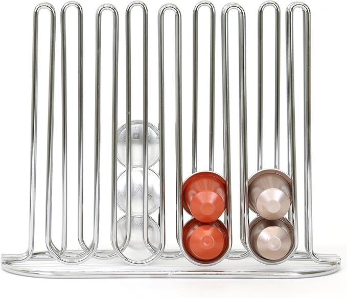Paylak Slim and Sleek Coffee Pod Holder compatible with Nespresso Original Organizer for 40 Coffee Pods